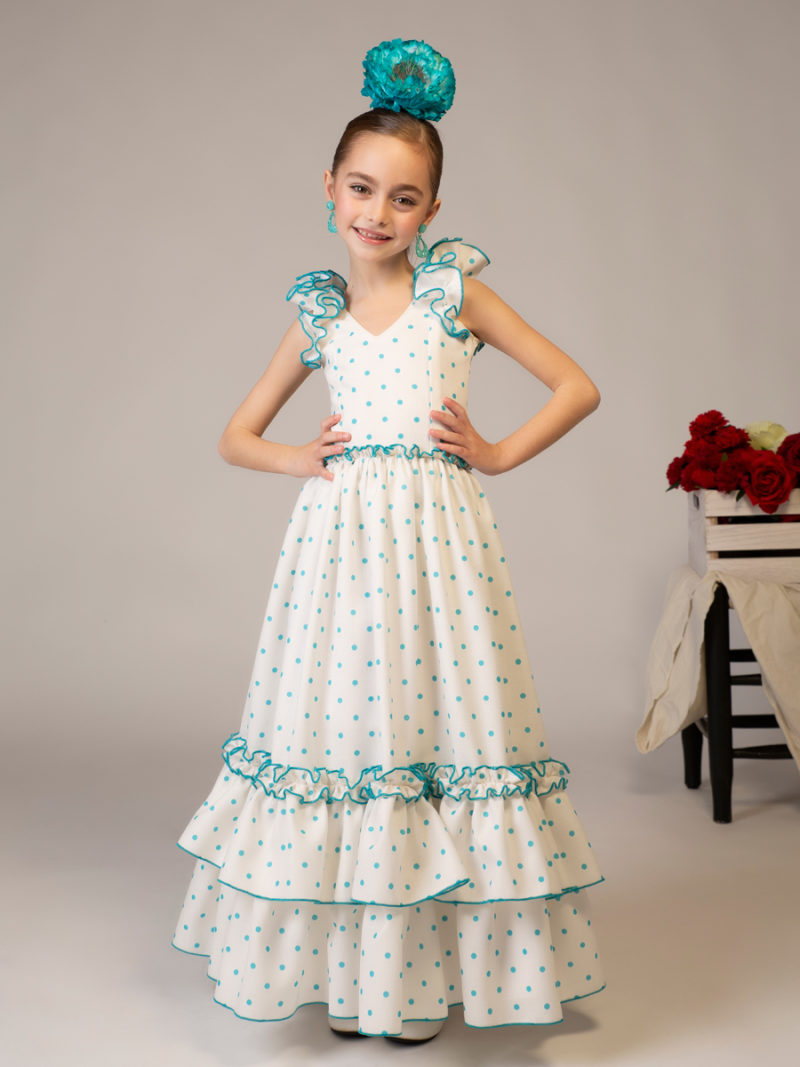 Traje de flamenca niña - ALBERO