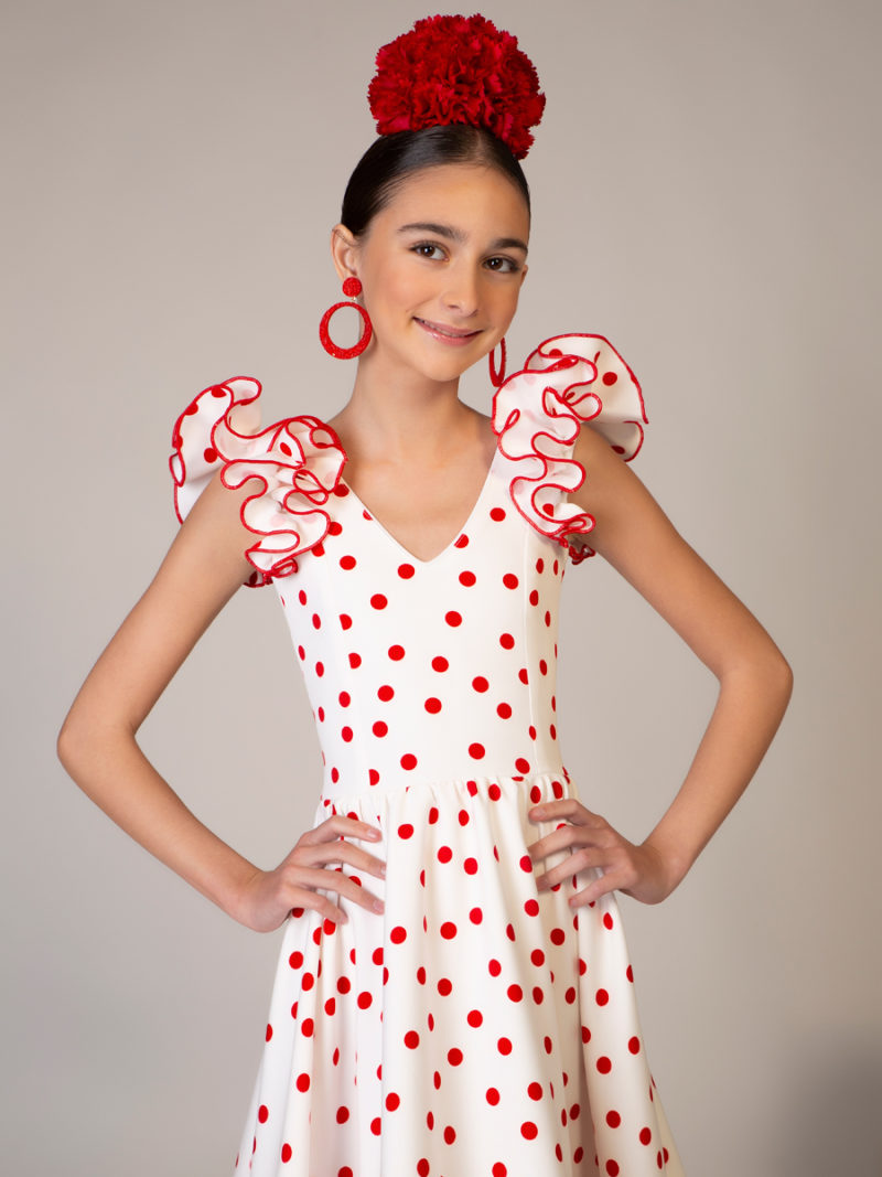 Traje de flamenca niña - LUISA - Imagen 2