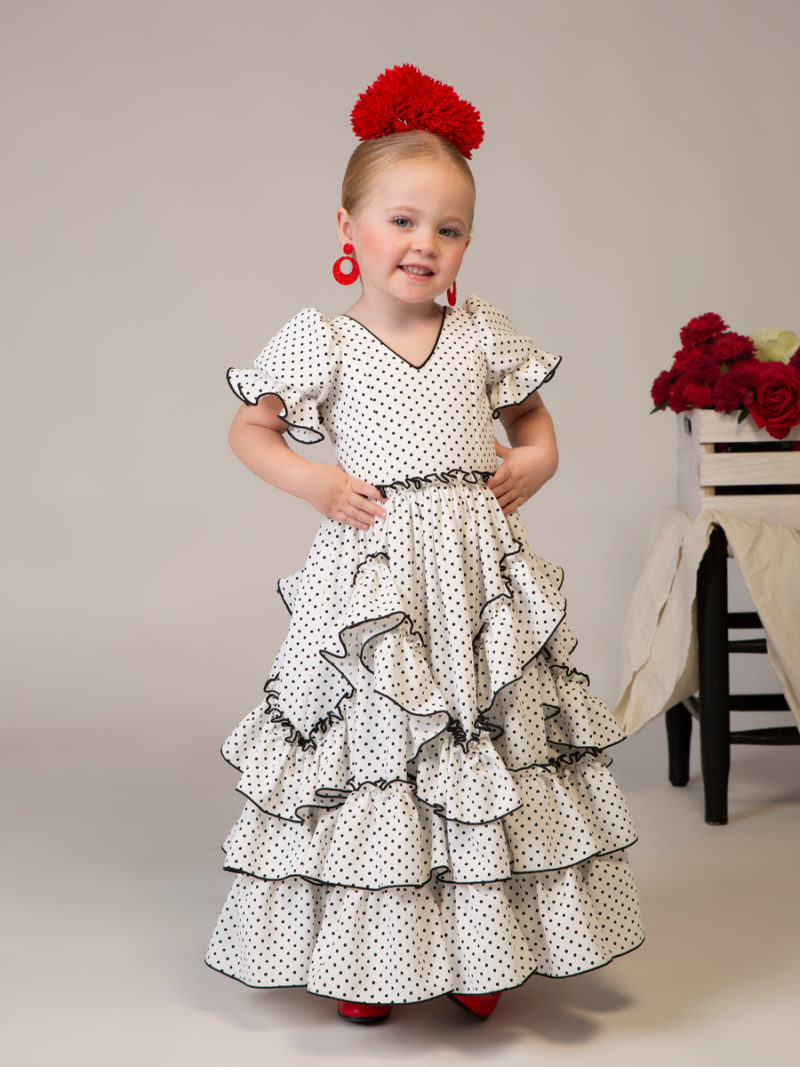 Traje de flamenca niña - ZAMBRA